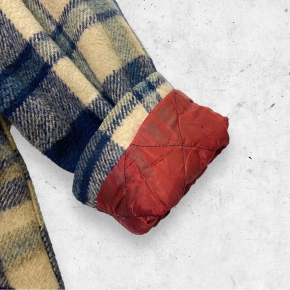 Vtg 60s 70s Trailmaster Fur Lined Plaid Jacket, Heavyweight, Hunting Sherpa, XL - Picture 9 of 9